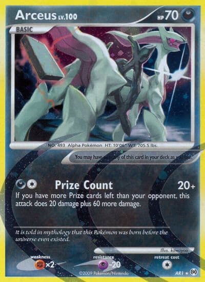 Arceus (AR1) Arceus Pokemon card