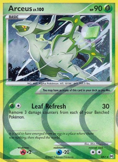 Arceus (AR2) Arceus Pokemon card