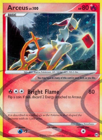 Arceus (AR3) Arceus Pokemon card