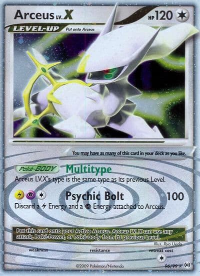 Arceus Lv.X (96) Arceus Pokemon card