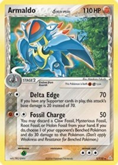 Armaldo (Delta Species) Holon Phantoms Pokemon card