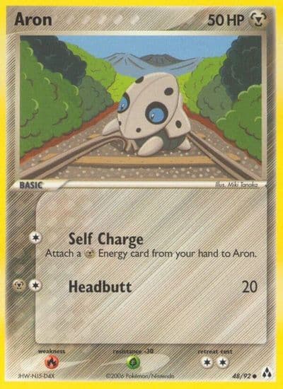 Aron Legend Maker Pokemon card