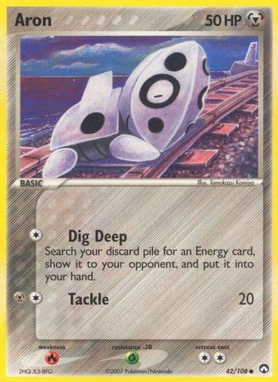 Aron Power Keepers Pokemon card