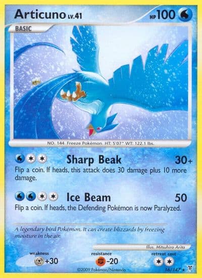 Articuno (16) Supreme Victors Pokemon card