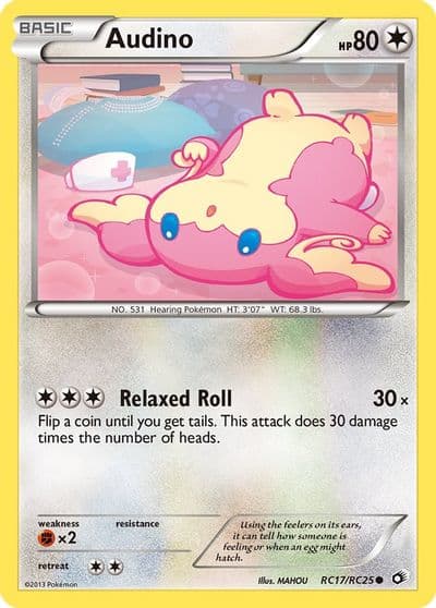 Audino Legendary Treasures: Radiant Collection Pokemon card