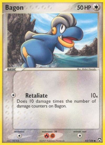 Bagon Power Keepers Pokemon card