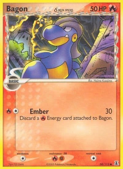 Bagon (Delta Species) Delta Species Pokemon card