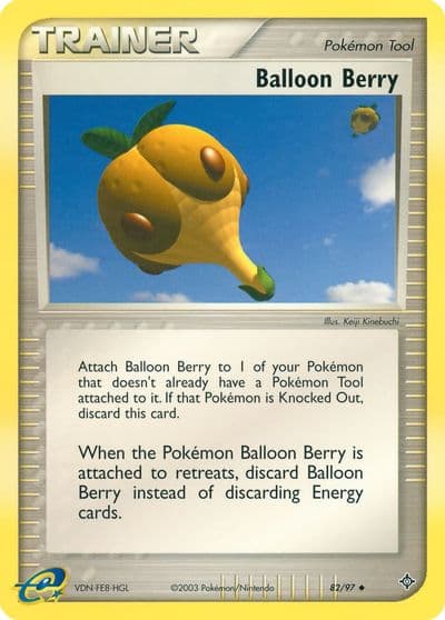 Balloon Berry Dragon Pokemon card
