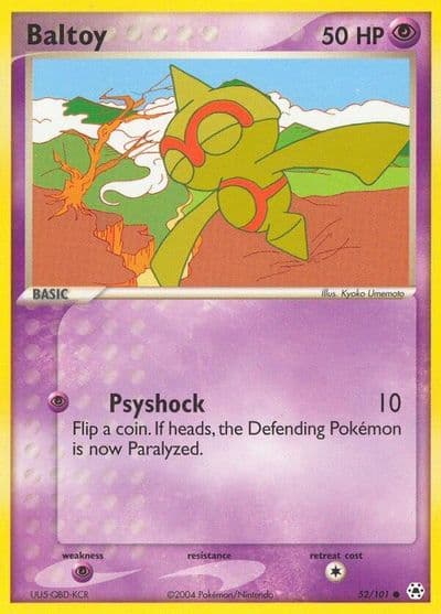 Baltoy Hidden Legends Pokemon card