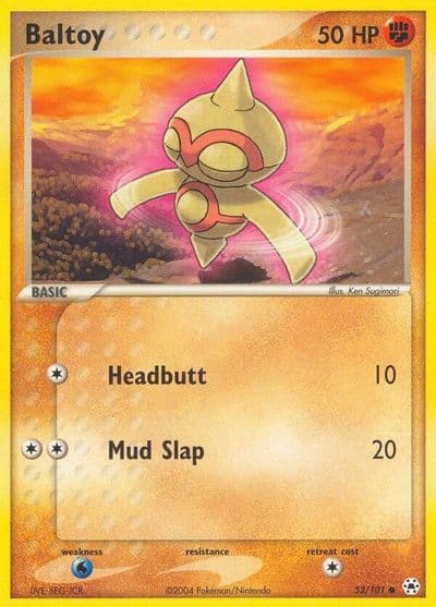 Baltoy Hidden Legends Pokemon card