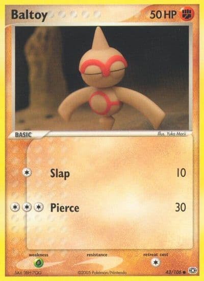 Baltoy Emerald Pokemon card