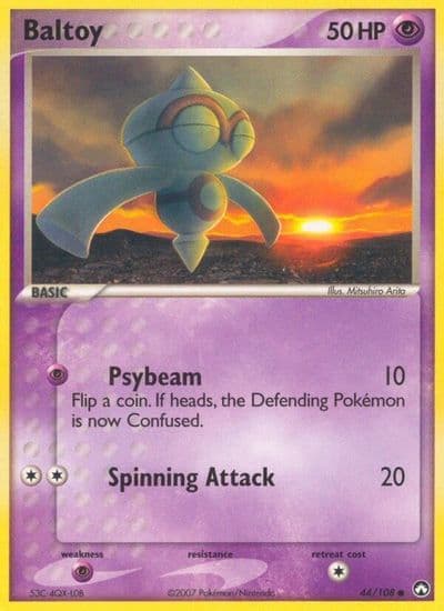 Baltoy Power Keepers Pokemon card