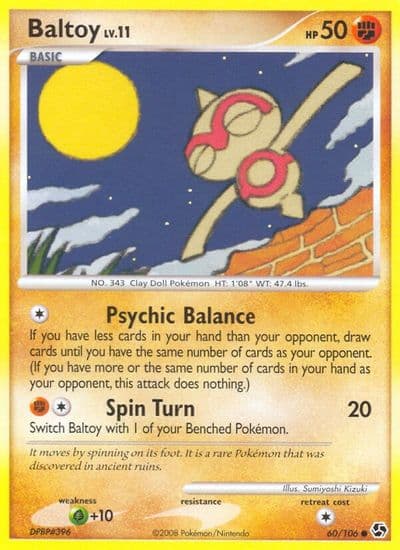 Baltoy Great Encounters Pokemon card