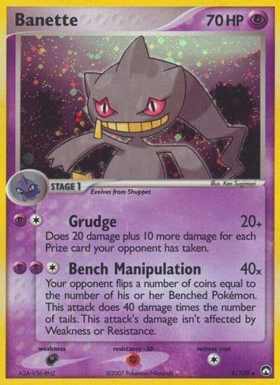 Banette Power Keepers Pokemon card