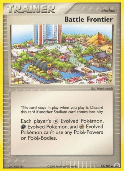 Battle Frontier Emerald Pokemon card