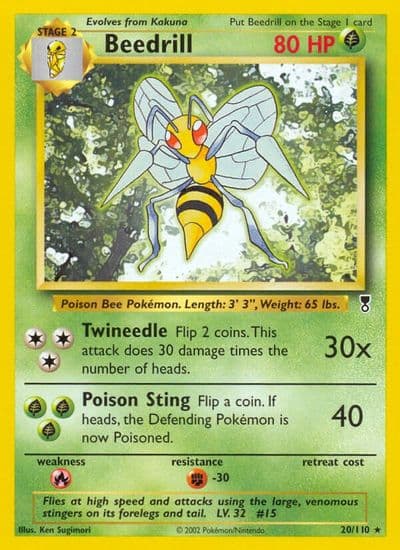 Beedrill Legendary Collection Pokemon card