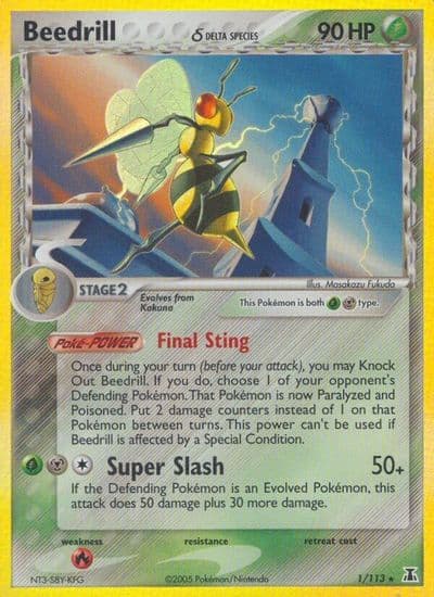 Beedrill (Delta Species) Delta Species Pokemon card