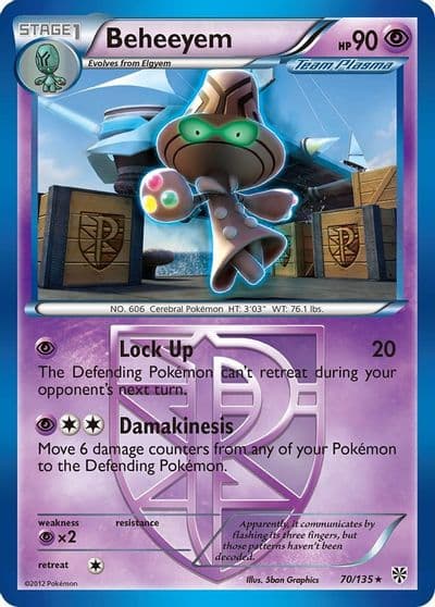 Beheeyem (Team Plasma) Plasma Storm Pokemon card