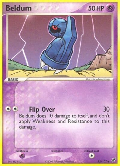Beldum Deoxys Pokemon card