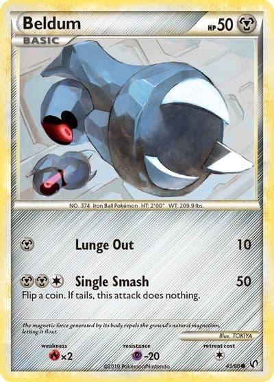 Beldum Undaunted Pokemon card
