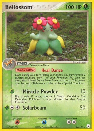 Bellossom Hidden Legends Pokemon card