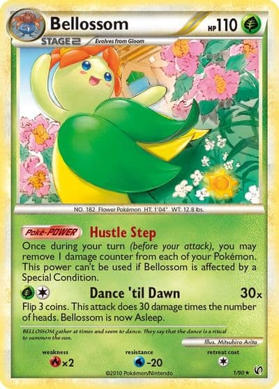 Bellossom Undaunted Pokemon card