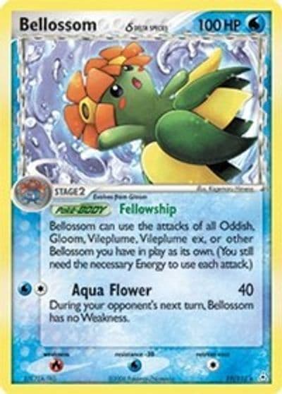 Bellossom (Delta Species) Holon Phantoms Pokemon card