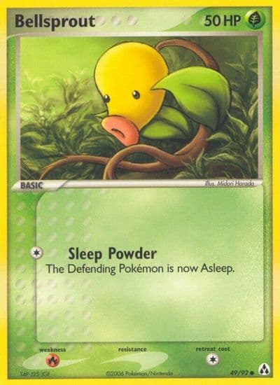Bellsprout Legend Maker Pokemon card