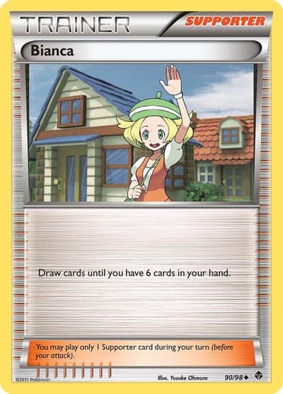Bianca Emerging Powers Pokemon card