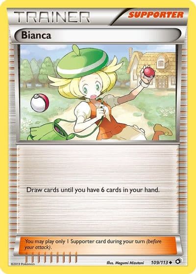 Bianca Legendary Treasures Pokemon card