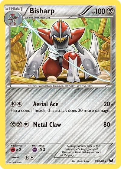 Bisharp (79) Dark Explorers Pokemon card