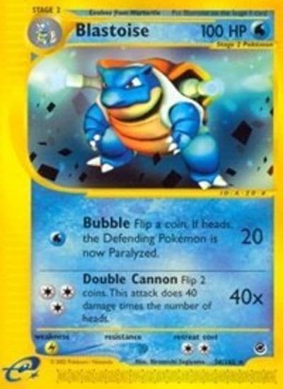 Blastoise (36) Expedition Pokemon card
