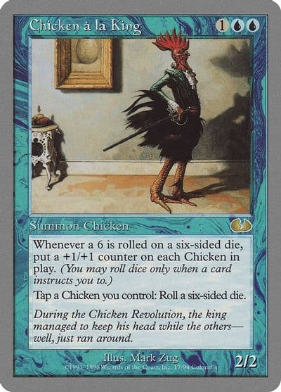 Chicken a la King Unglued Magic card
