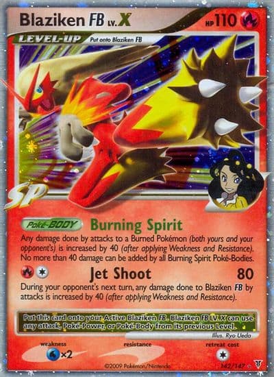 Blaziken FB Lv.X Supreme Victors Pokemon card