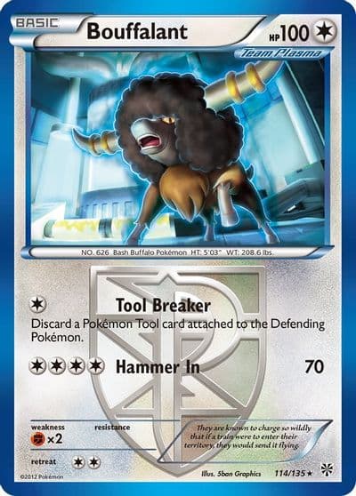 Bouffalant (Team Plasma) Plasma Storm Pokemon card