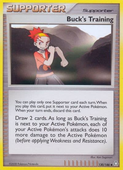 Buck's Training Legends Awakened Pokemon card