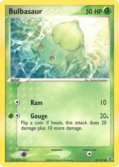 Bulbasaur FireRed & LeafGreen Pokemon card
