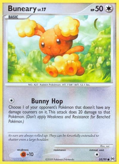 Buneary Arceus Pokemon card