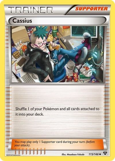Cassius XY Base Set Pokemon card