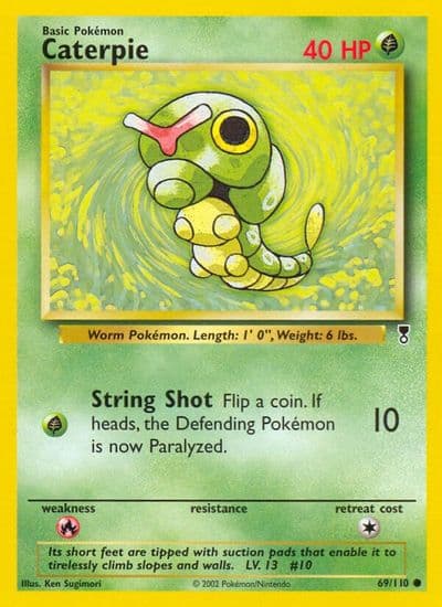 Caterpie Legendary Collection Pokemon card