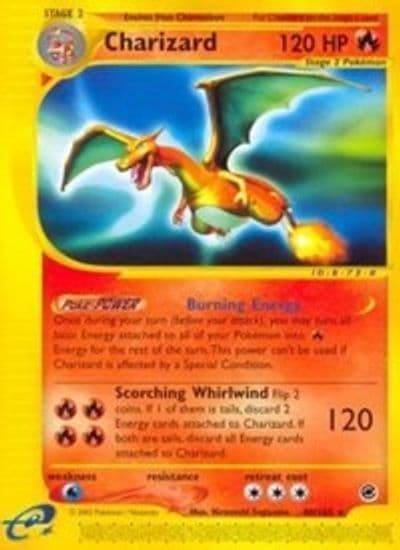 Charizard (40) Expedition Pokemon card