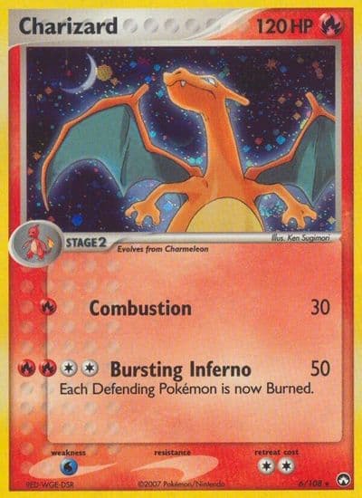 Charizard Power Keepers Pokemon card