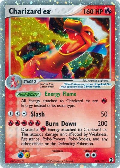 Charizard ex FireRed & LeafGreen Pokemon card