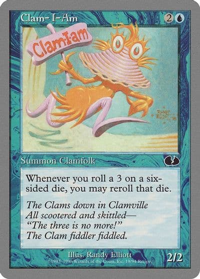 Clam I Am Unglued Magic card