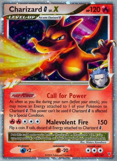 Charizard G Lv.X Supreme Victors Pokemon card