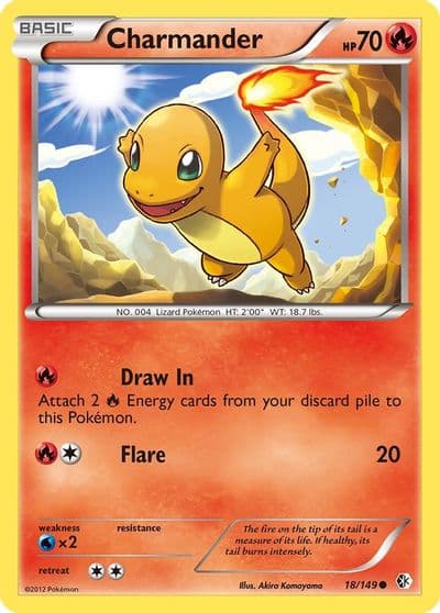 Charmander Boundaries Crossed Pokemon card