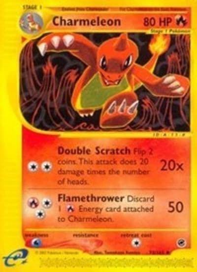 Charmeleon Expedition Pokemon card
