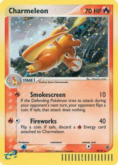 Charmeleon Dragon Pokemon card