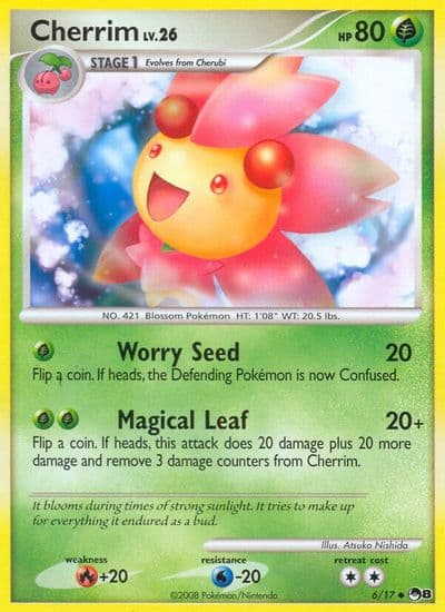 Cherrim POP Series 8 Pokemon card