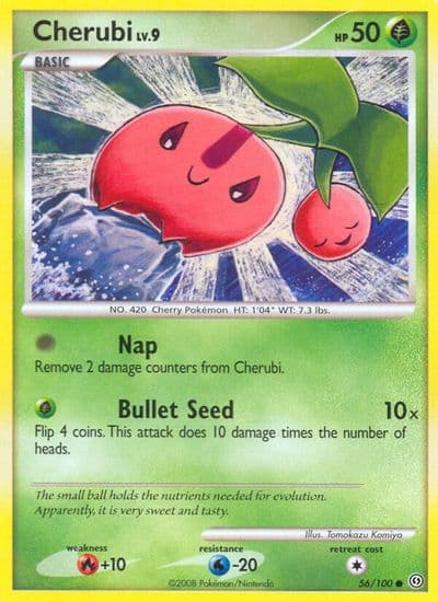 Cherubi Stormfront Pokemon card